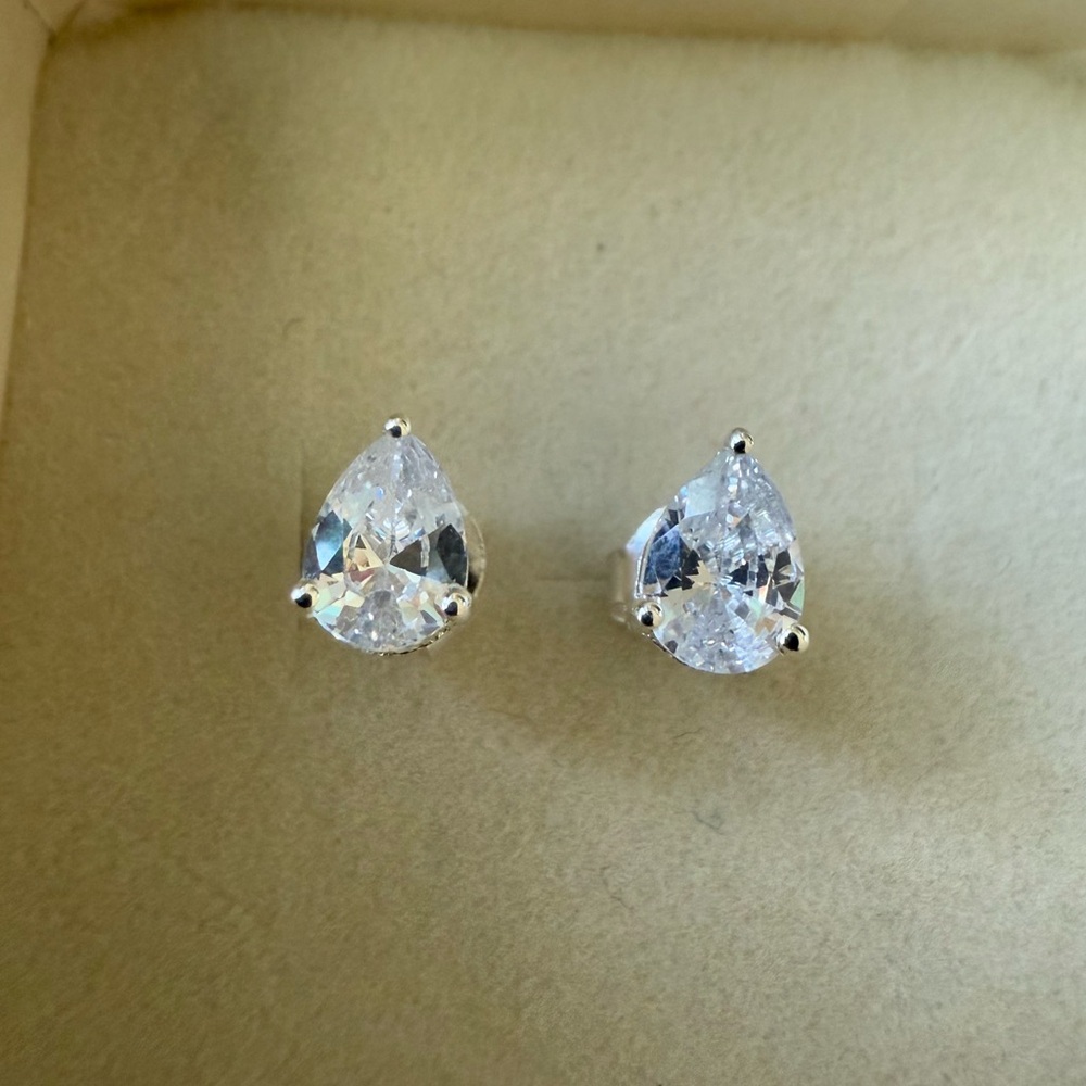 Pear shaped earrings